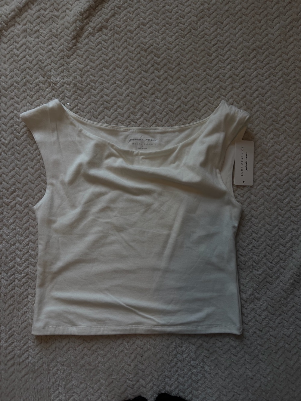 Pink Rose fitted cap sleeve top